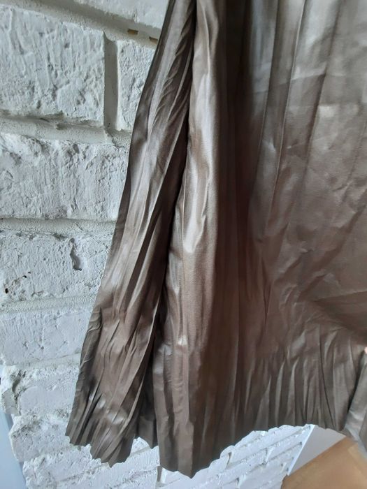 Spódnica ekoskóra oliwka- Wendy Trendy