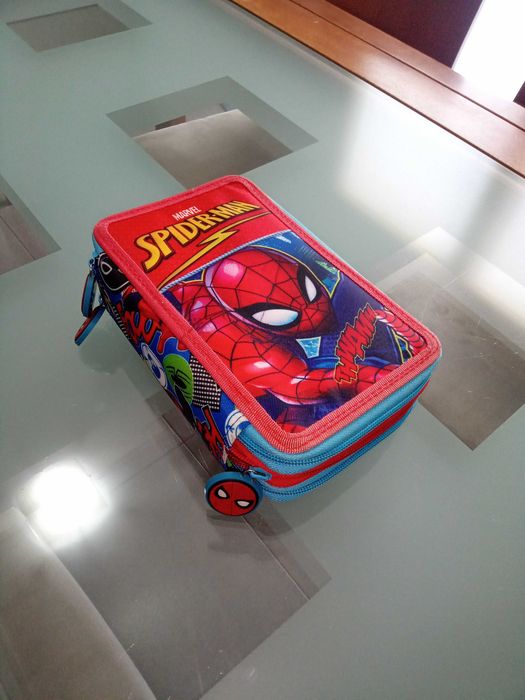Estojo de Lápis Triplo Marvel Spiderman
