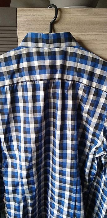 Koszula męska w kratkę rozmiar L