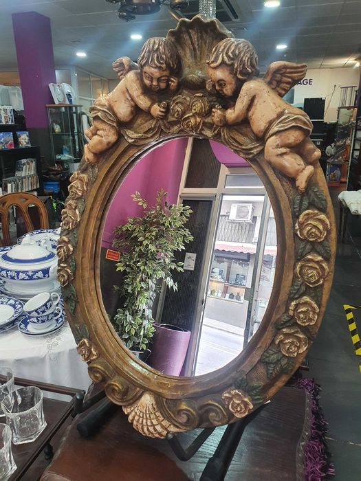 Espelho em Marfinite Vintage