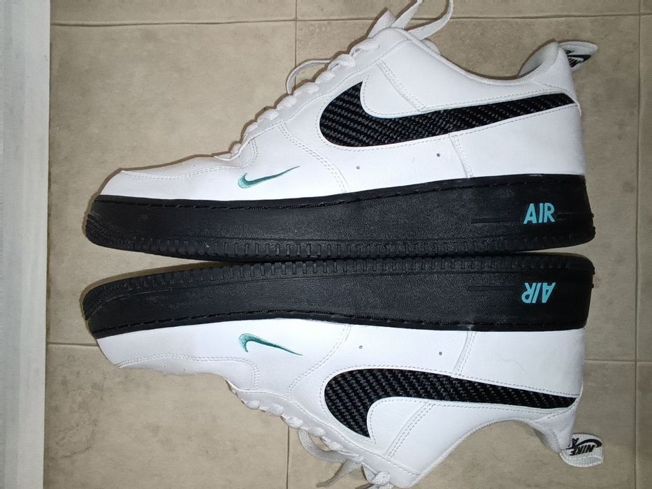 Кросівки Nike Air Force 1 Low White Black Teal