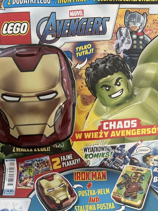 Lego Avengers 1/2026 - puszka hełm