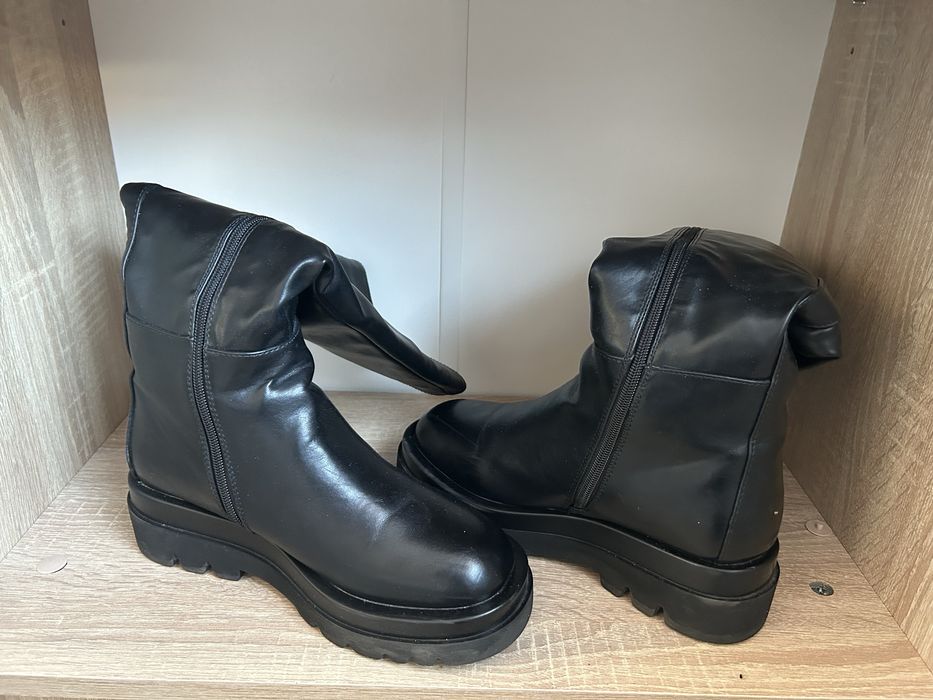 Dlugie czarne kozaki