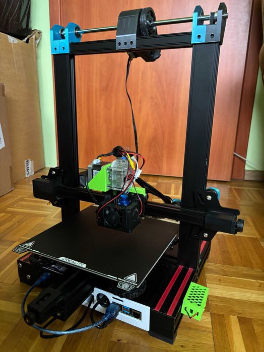 Drukarka 3D | Ender 3 v2 Neo | Klipper RPi 4 | Belted Z | Direct Drive | BTT Eddy | Ciche wentylatory | WiFi | Full Upgrade