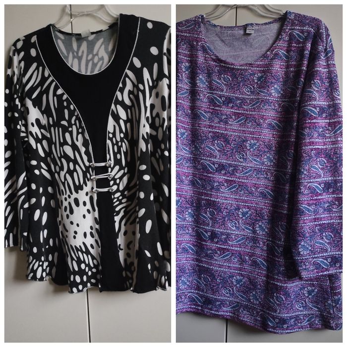 Paczka:6xBluzki,GALLERY,ThePearlCollect+2spódn,Julipa/48-50
