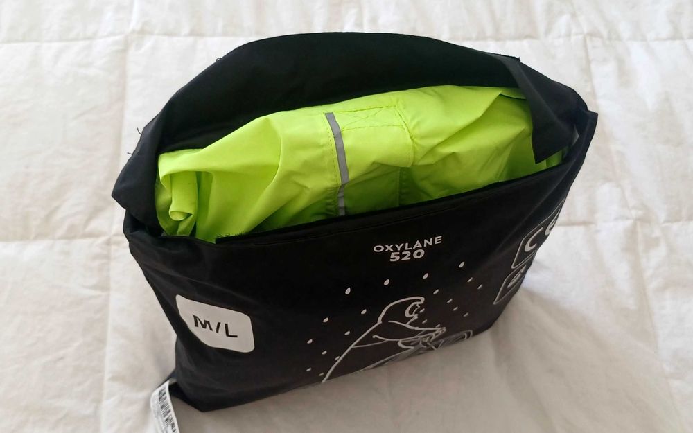 Poncho / Capa neon c/ refletores Impermeável - NOVA