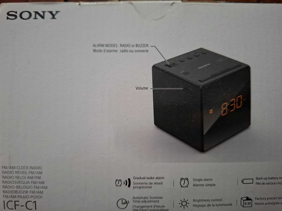 Radio OPORTUNIDADE _Despertador Sony_Novo em caixa