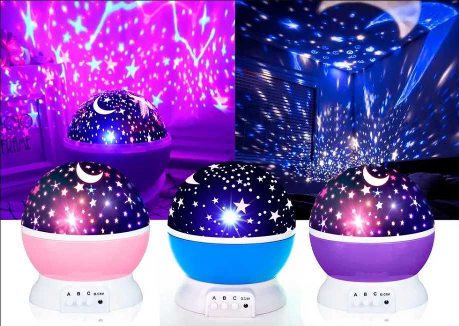 Ночник проектор звездного неба Star Master Dream, круглый стар мастер ...