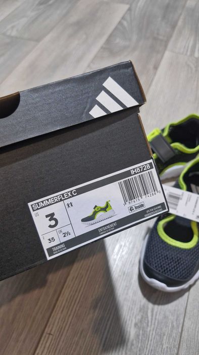 Мокасины сандалии босоніжки Adidas 23 см стелька
