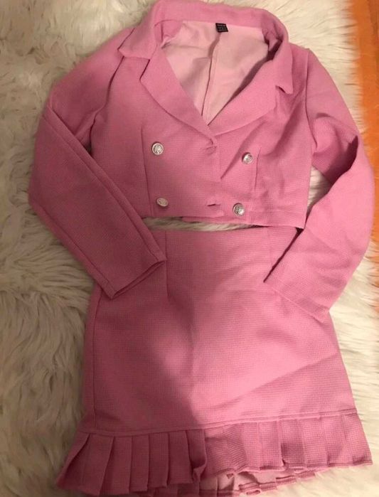 Mini saia + chaqueta Shein