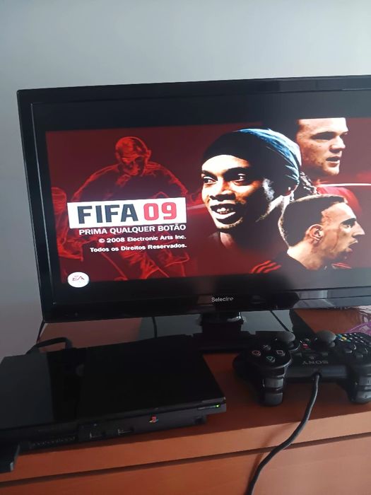 Playstation 2 slym a funcionar
