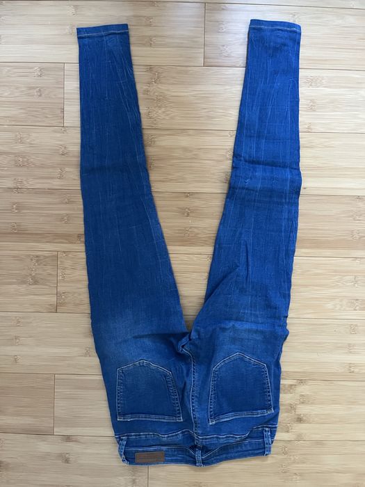 Spodnie jeansowe z przetarciami tally weijl 34