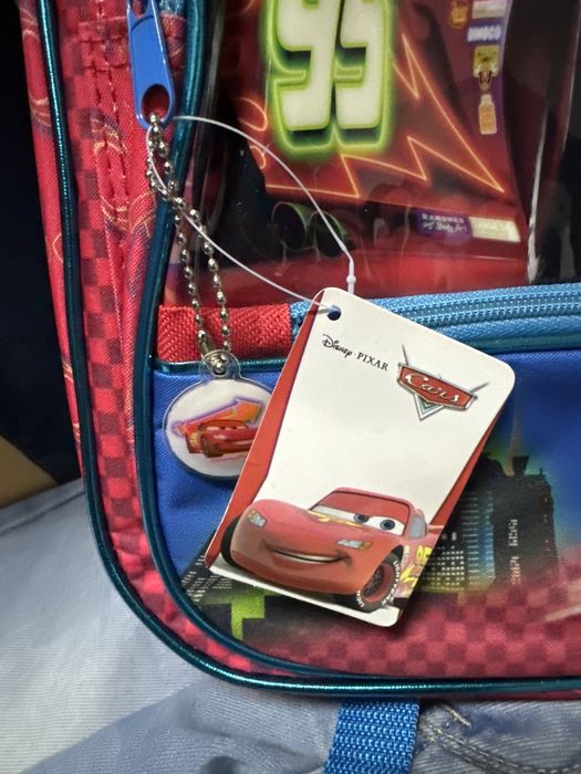 Mochila nova criança cars