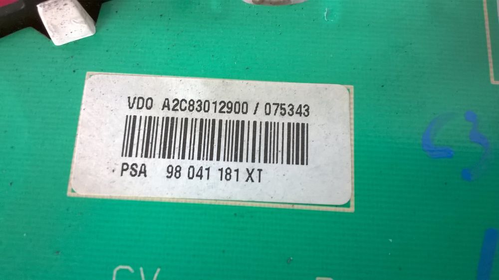 Quadrante / Painel de Instrumentos 98041181XT - CITROËN C3 II