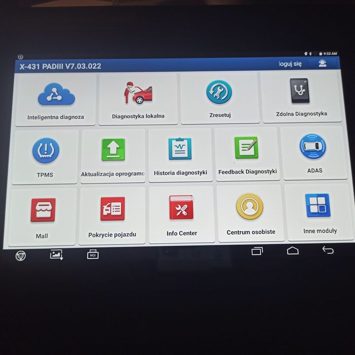 Profesjonalny Skaner tester Launch X431 PAD III + Prezent 
(wersja 2.0