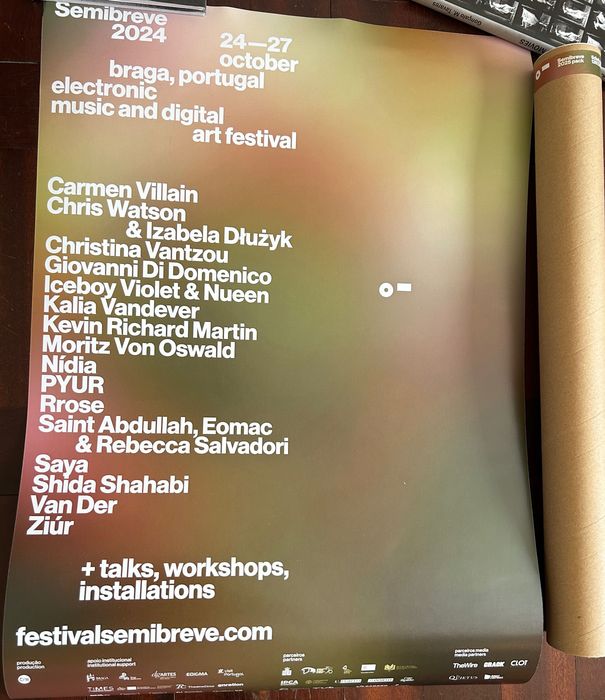 Conjunto de Posters do Festival SEMIBREVE (2019–2025)