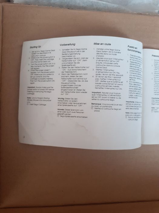 Land of illusion sega game gear