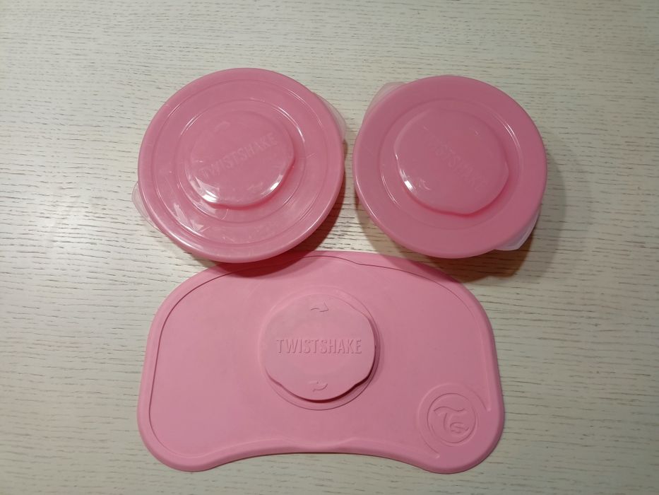 Twistshake mata + talerzyk + miseczka