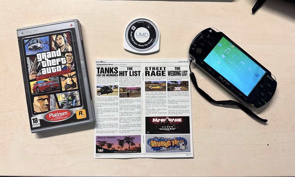 Консоль Sony Psp 2004 + гра GTA