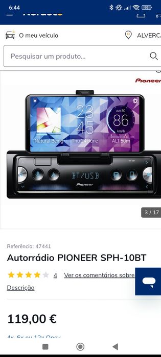 Autoradio Pioneer sph-10bt