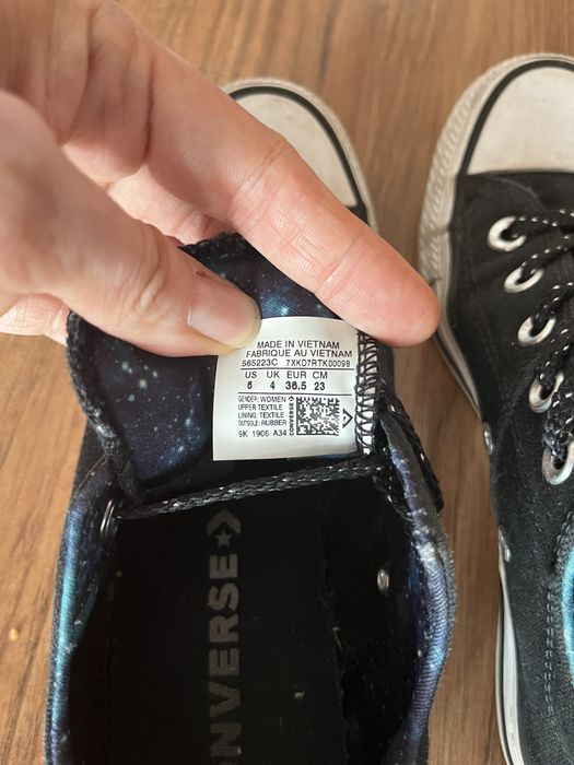 Trampki Converse, rozm 36.5, prawie nowe