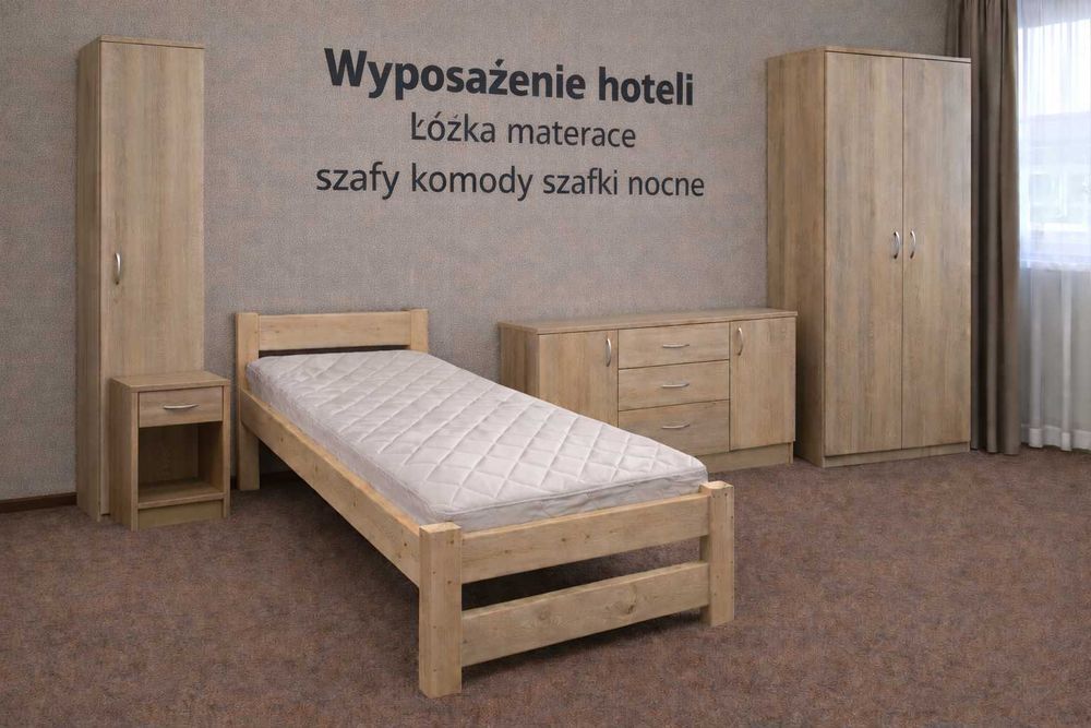 Łóżko + Materac Pikowany 80x200 90x200