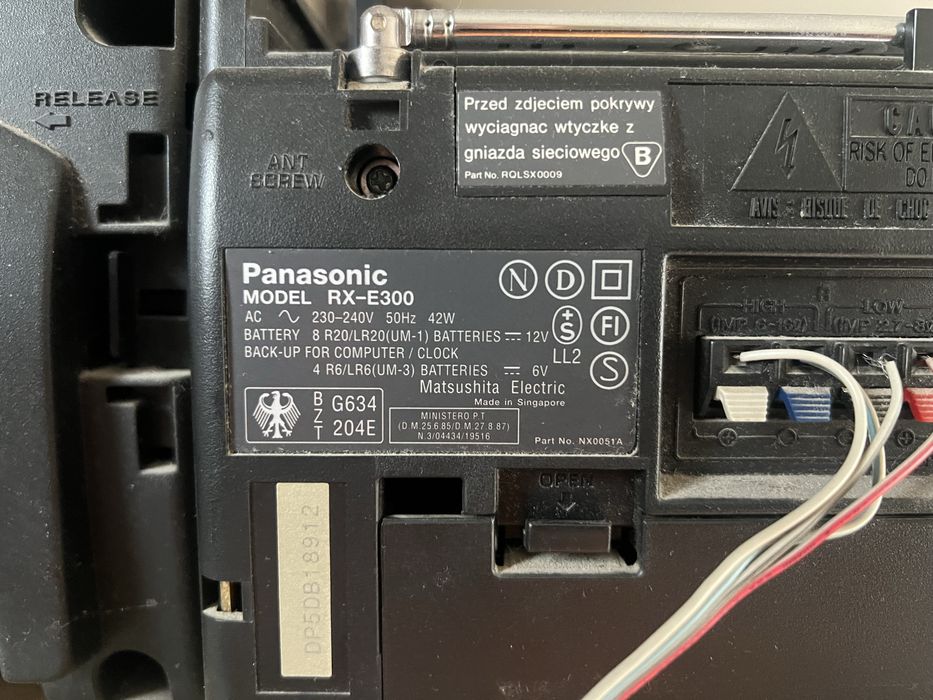 Radio CD Panasonic RX-E300+pilot