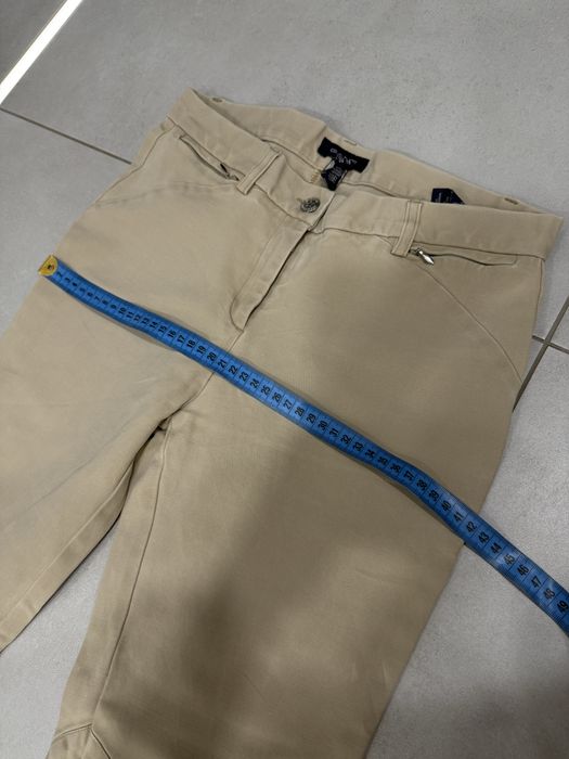 Eleganckie spodnie damskie oryginalne Gant rozmiar S/M old money beż