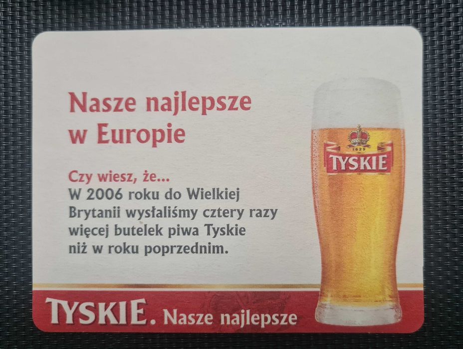 TYSKIE podstawka pod piwo