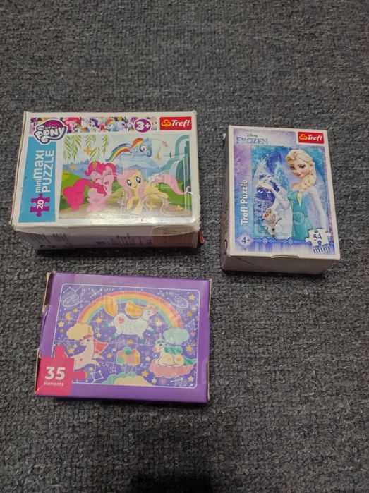 Пазли "Моя чарівна поні", "Крижане серце"