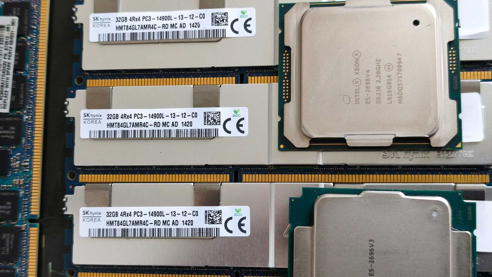 Комплект Huananzhi X99 TF + Xeon E5 2696v3/ v4 / 32gb / 64gb / 128gb