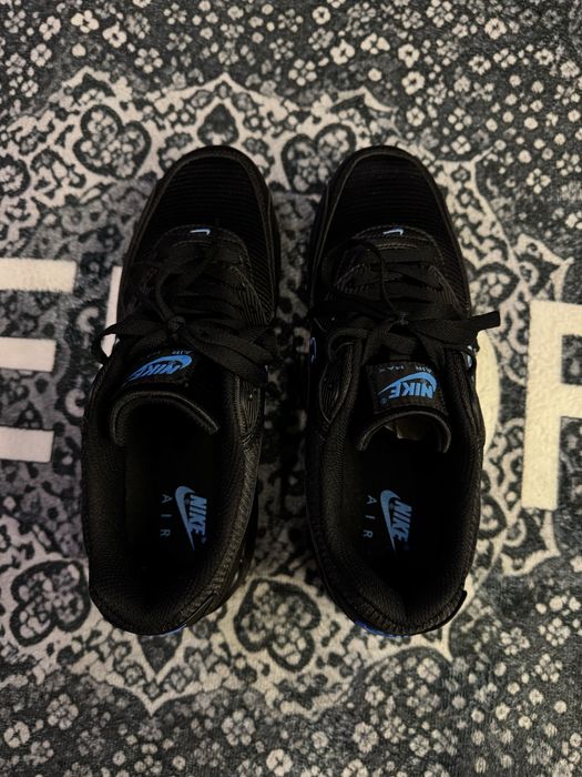 Кроссівки Nike Air Max 90 Оригінал Azure Shadow Black (41-45 розмір)