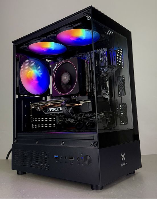 Ігровий Корпус Vinga + 3 RGB кулера