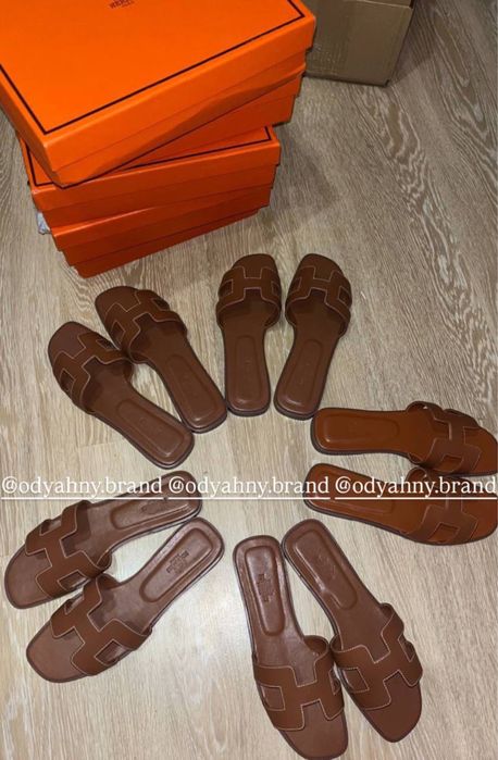 Шльопанці шльопки Hermes 38,39,40р в наявності