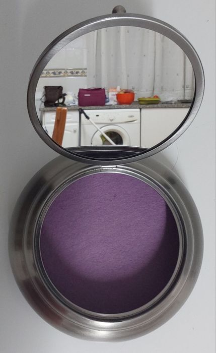 GUARDA JÓIAS BONITO,VINTAGE EM INOX. Casa,Wc,Quarto,Sala,Oferta,Viagem