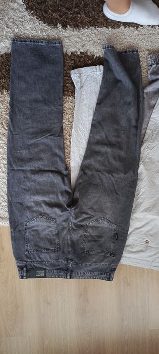Spodnie jeansy i wyjściowe baggy i inne