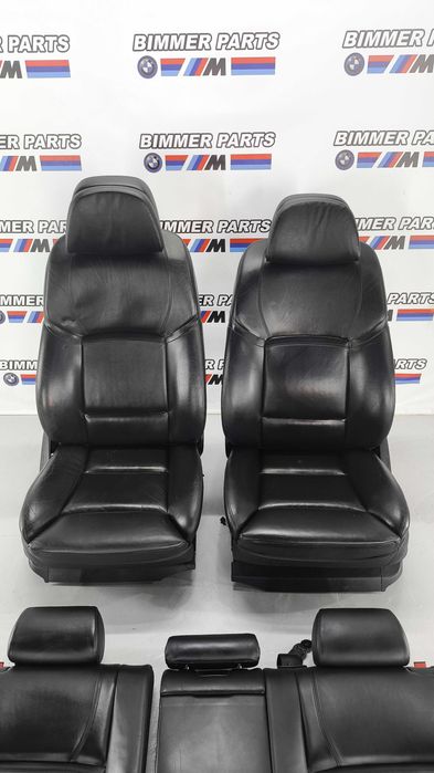 Bancos BMW Serie 5 (F11) Pack M (Couro Preto)  100% Elétricos