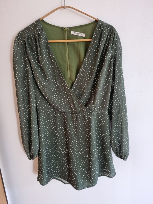 Kombinezon zielony w kropki - Zalando