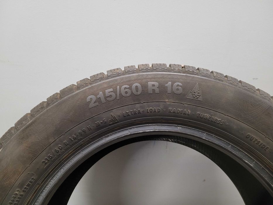 1x215/60R16 Continental ContiWinterContact TS830P, 2022 rok, 6,8mm