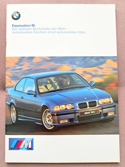BMW M-Power 1999 prospekt 46 str./ M3 E36, M5 E39, MRoadster & MCoupe