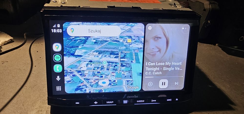 Pioneer Avic-8100NEX Carplay Android Auto 7 cali 2 Din System Nawigacj