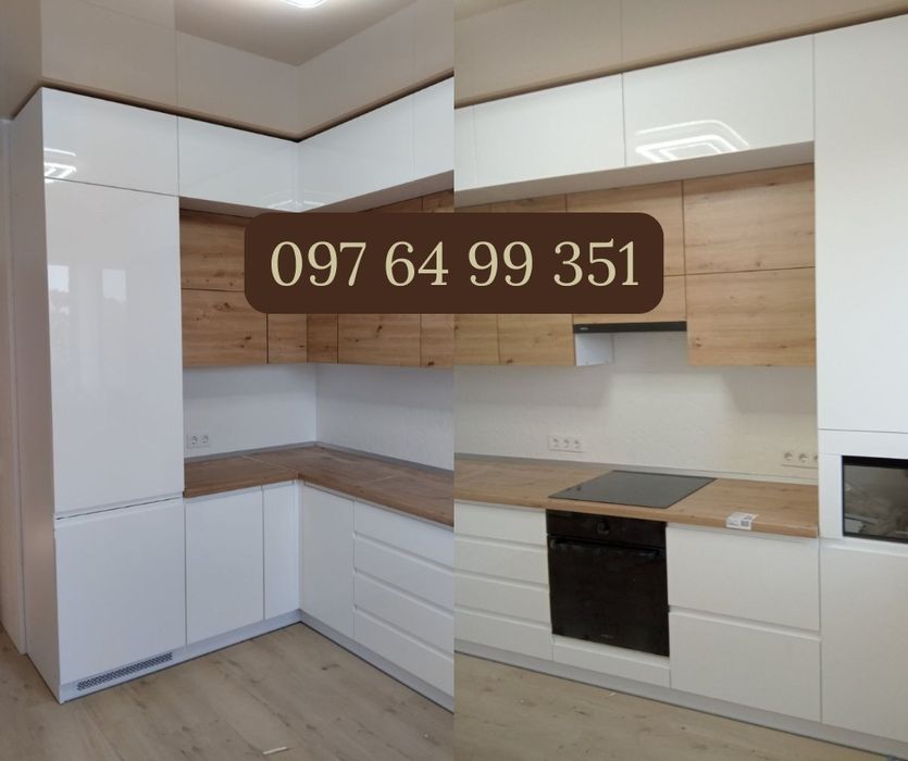 Сучасна кухня на замовлення ТЕРНОПІЛЬ. Меблі для кухні. Виїзд, монтаж