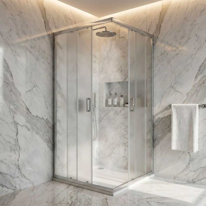 Душевая кабина Koller Pool. Квадрат 90х90. 6мм. Уценка. Идеал