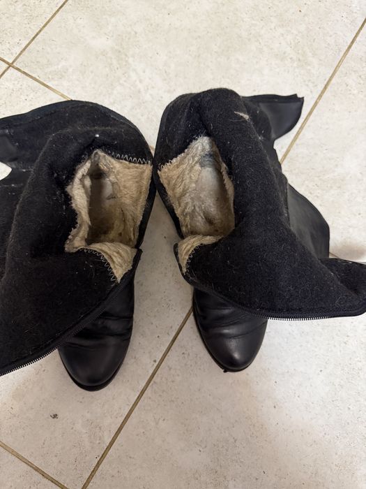 Сапожки шкіряні жіночі сапоги зимні