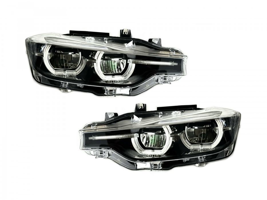 Фари для BMW 3 series F30 F31 2015-2018 Adaptive FULL LED BLACK LCI