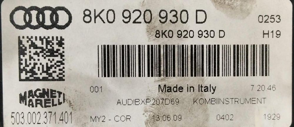 quadrante audi A4 avant 8K5