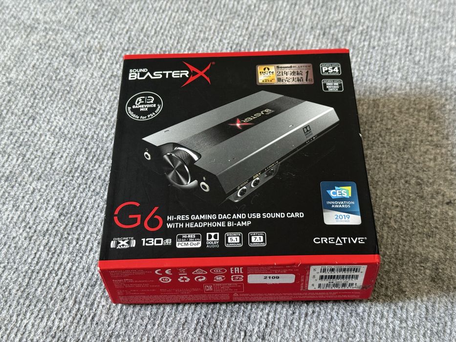 Karta dźwiękowa Creative Sound BlasterX G6