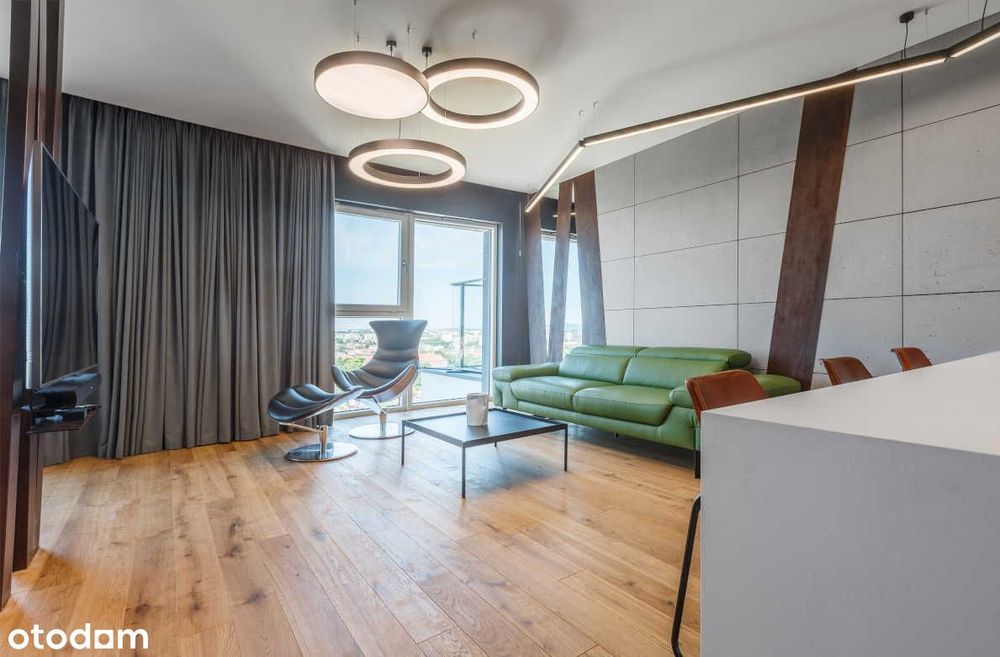 Apartament na 18 piętrze z widokiem na Wisłok, smart home,