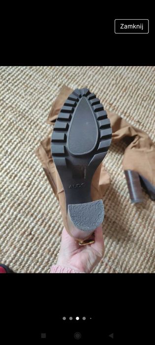 Buty Aldo, kozaki, buty zamszowe, wysokie buty, Aldo