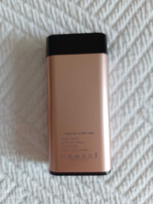 Powerbank JW – Rosa Gold | 4.000mAh | 2 Entradas (USB + Micro USB)